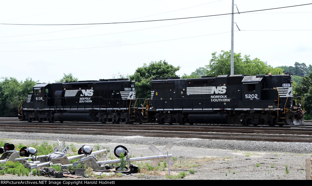NS 5202 & 6136 sit in the yard